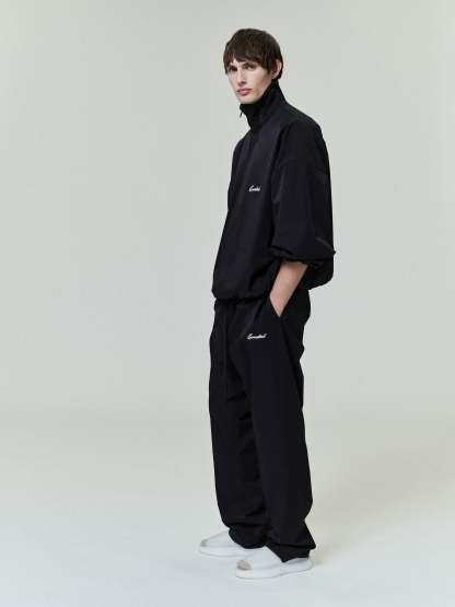 Sporty Nylon Half Zip