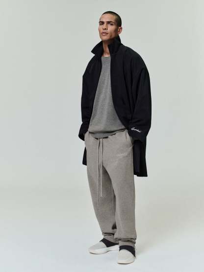 Sporty Nylon High Neck Jacket