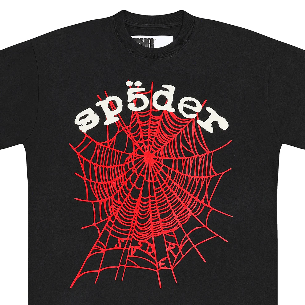 SP5DER LEGACY LOGO HW TEE BLACK