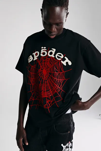 SP5DER LEGACY LOGO HW TEE BLACK