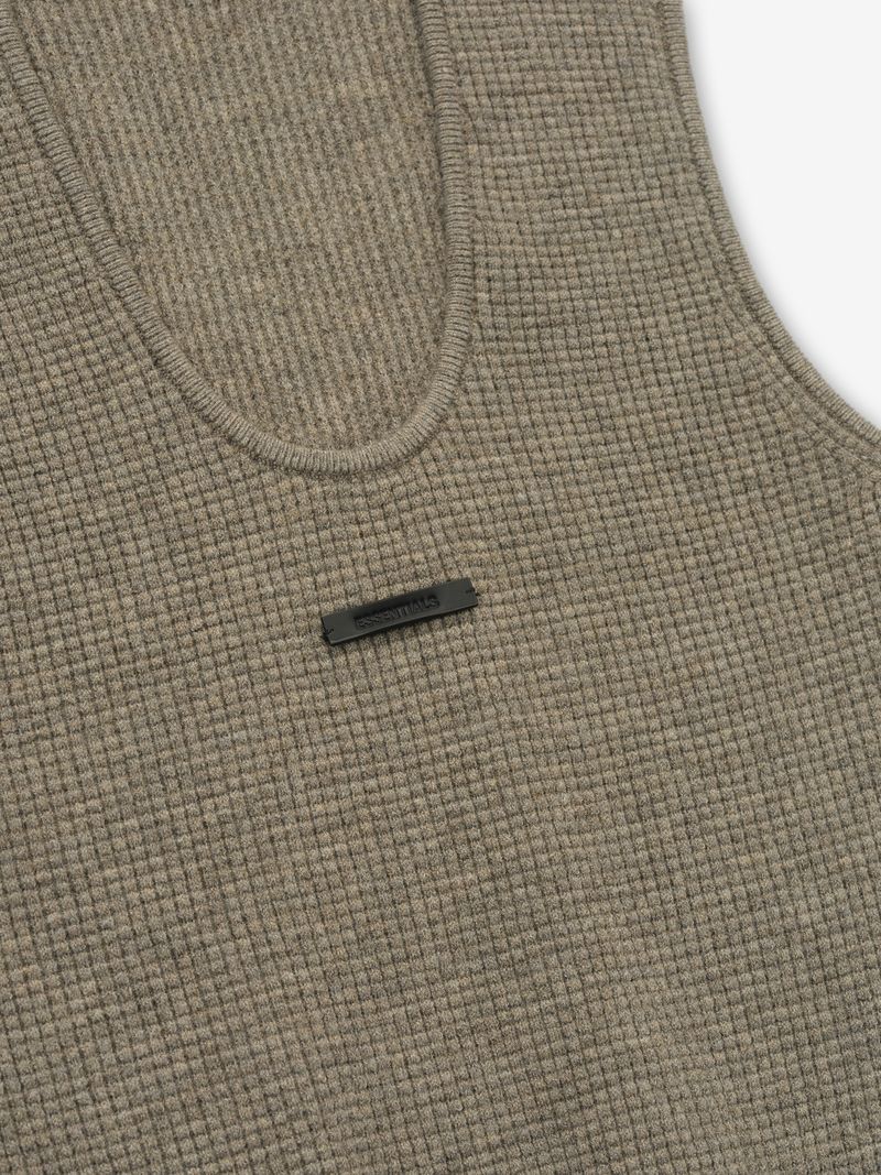 Womens Waffle Tank