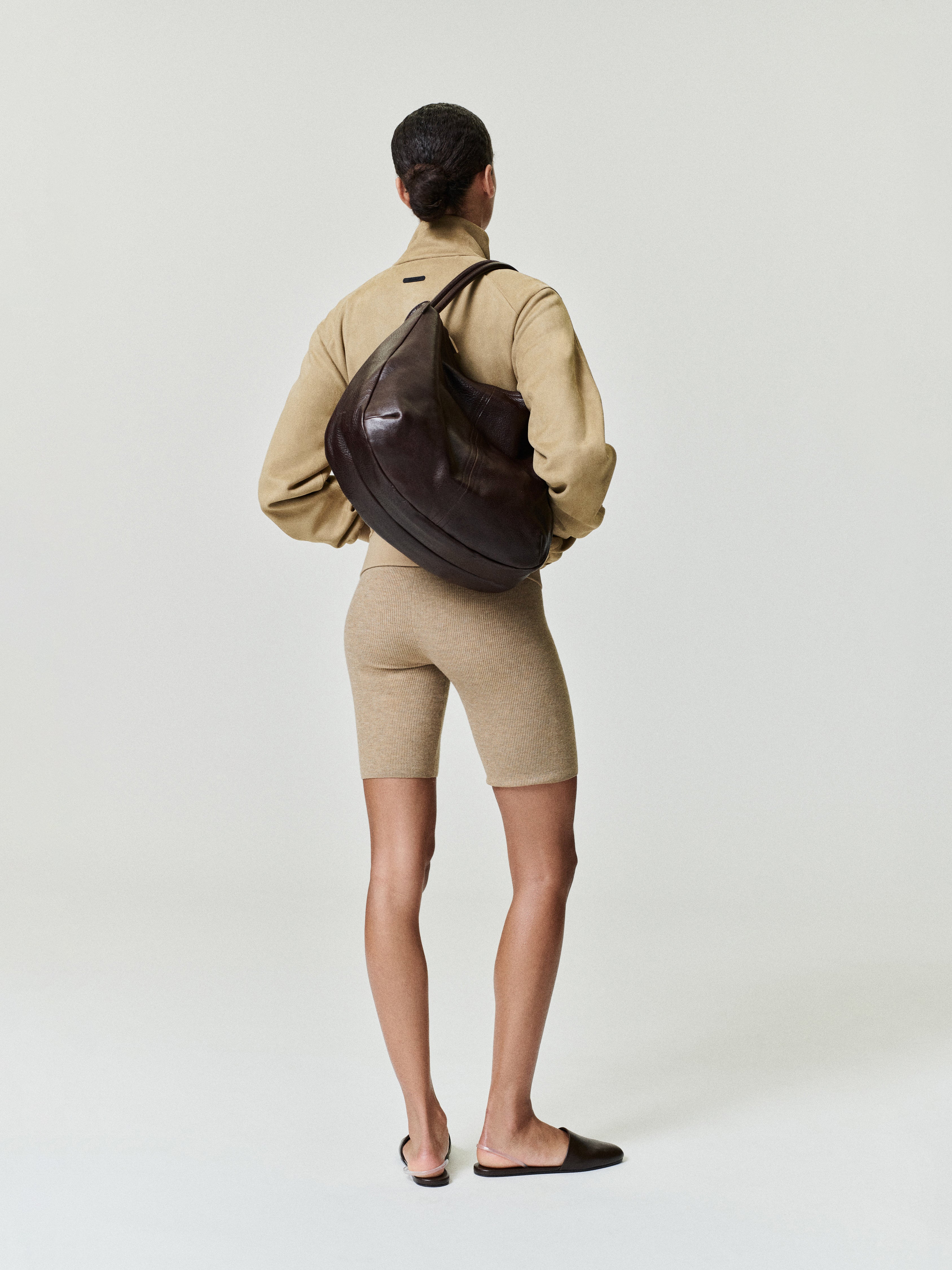 Rib Knit Bike Short