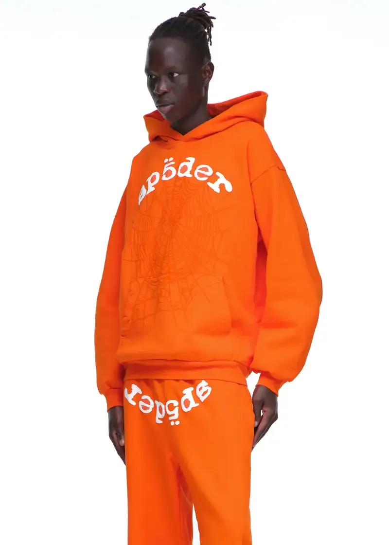 Orange Logo Spider Worldwide Tracksuit
