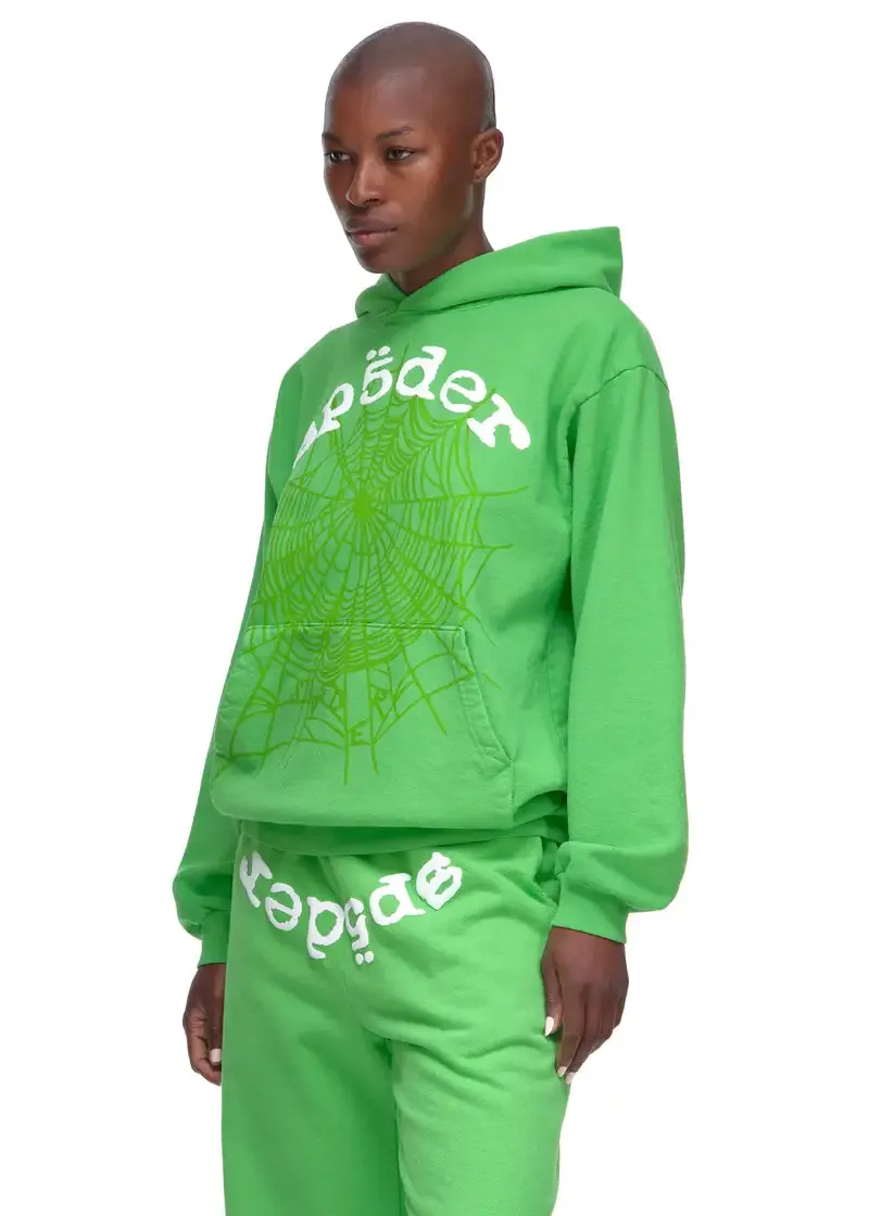 Sp5der Web Tracksuit Slime Green
