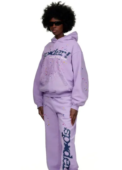 Sp5der Acai Tracksuit Purple