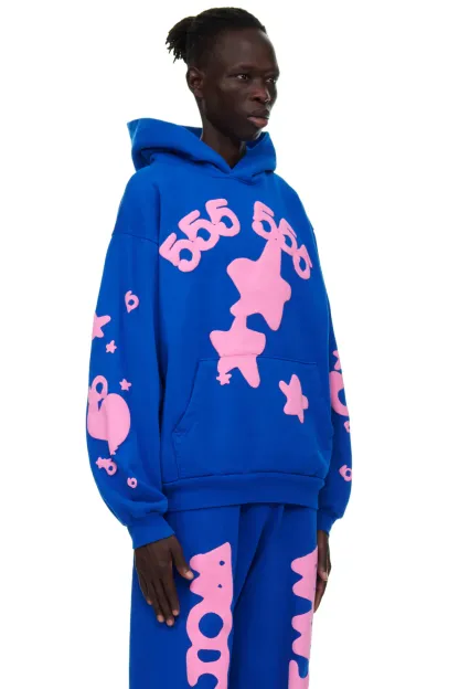 Sp5der Beluga Hoodie Blue