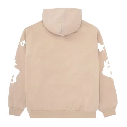 Sp5der Beluga Hoodie Light Brown