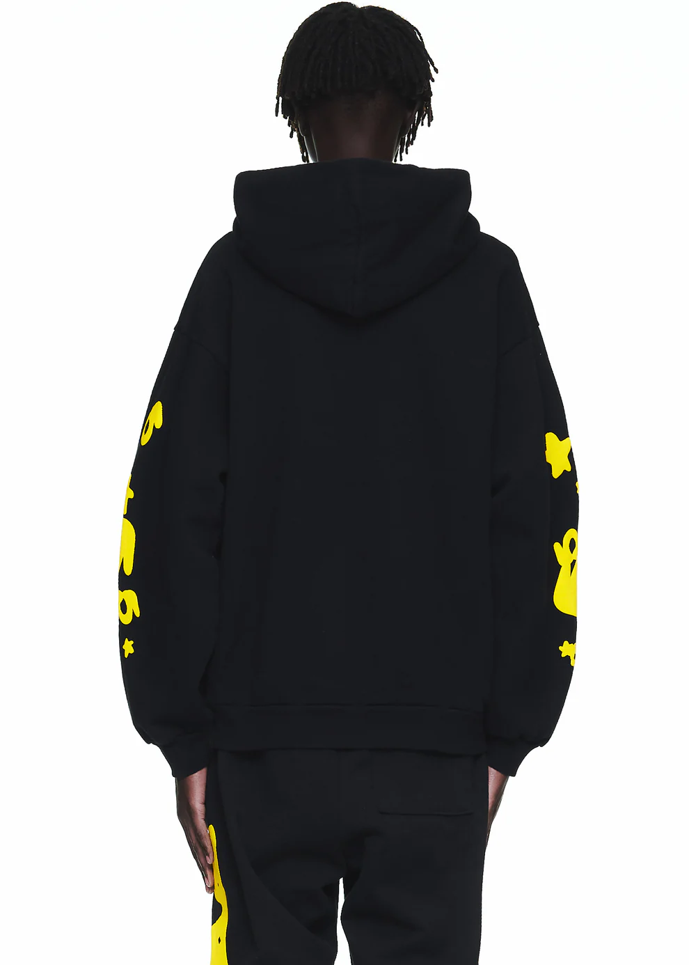 Sp5der Beluga Hoodie Onyx/Yellow