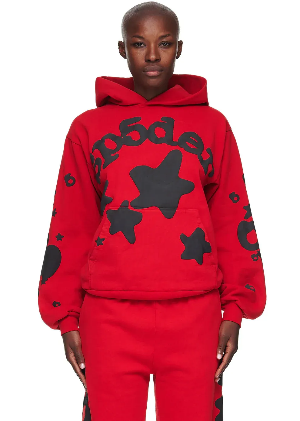 Sp5der Beluga Hoodie Red