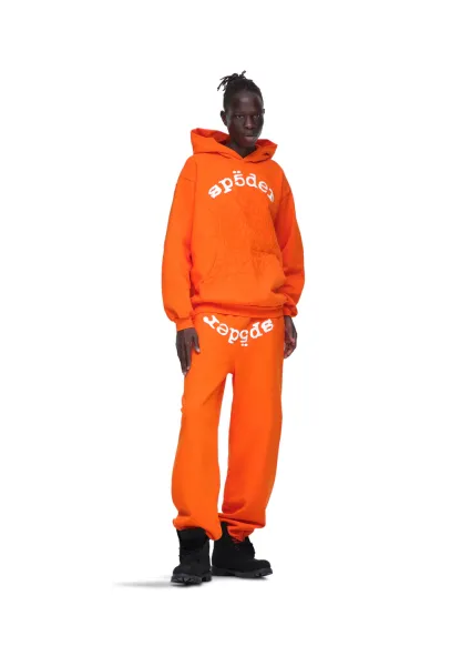 Sp5der LEGACY Tracksuit Orange