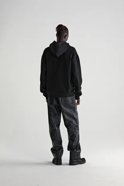Sp5der Rhinestone OG Web V2 Hoodie Black