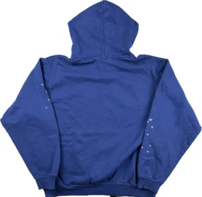 Sp5der OG Web Hoodie Blue