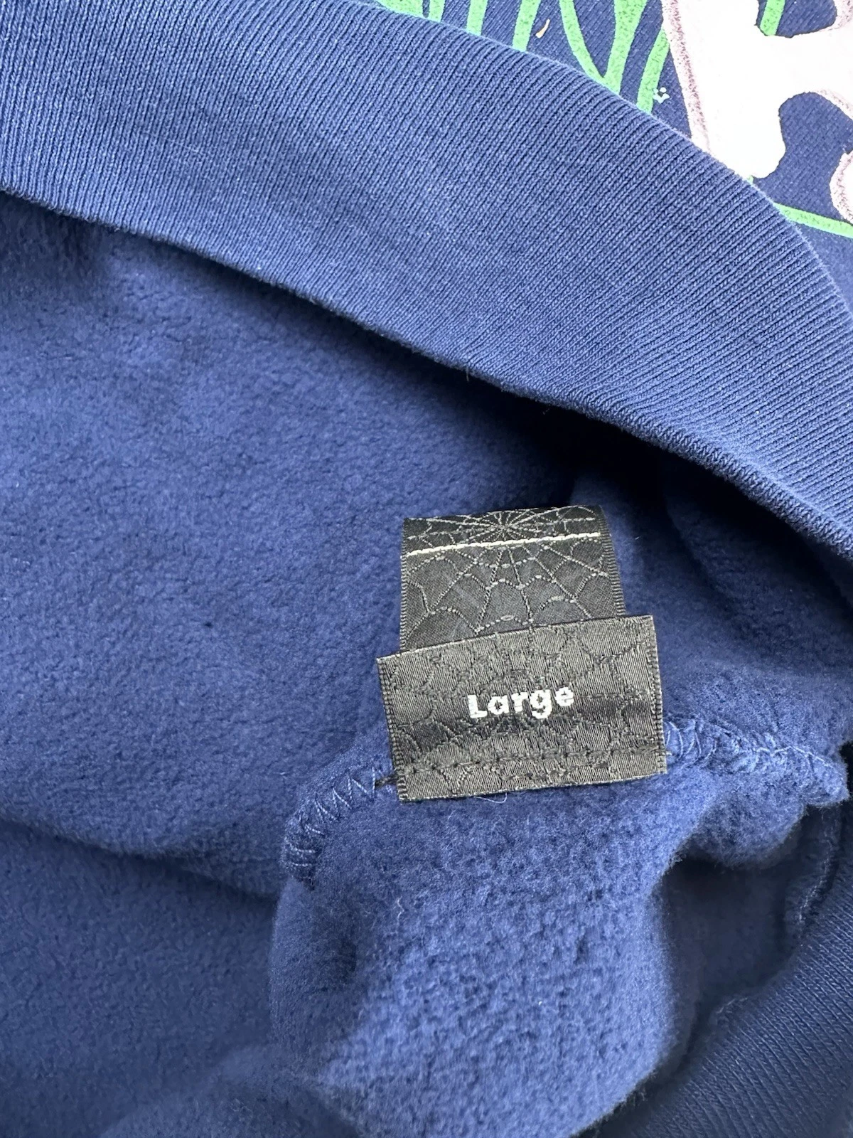 Sp5der OG Web Hoodie Blue