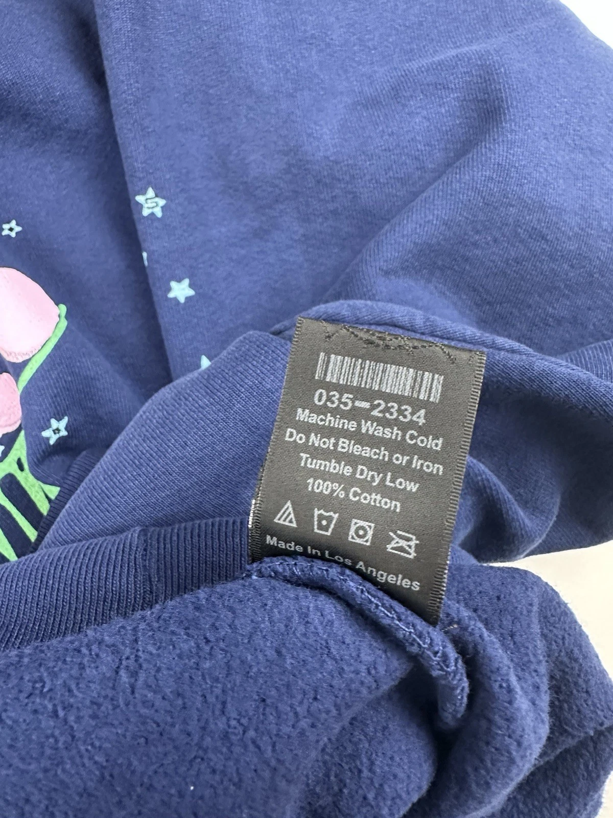 Sp5der OG Web Hoodie Blue