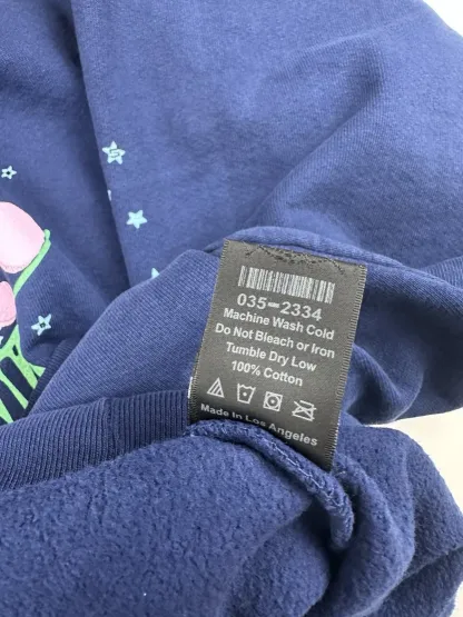 Sp5der OG Web Hoodie Blue