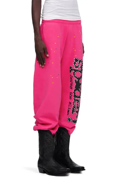 Sp5der P*NK V2 Sweatpant Pink