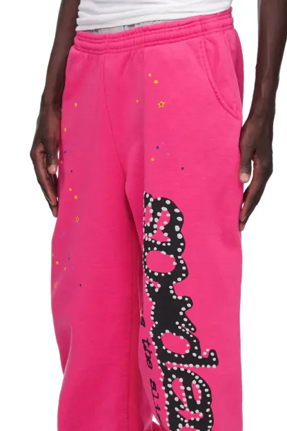 Sp5der P*NK V2 Sweatpant Pink