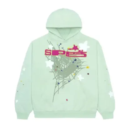 Sp5der SP5 Mint Hoodie