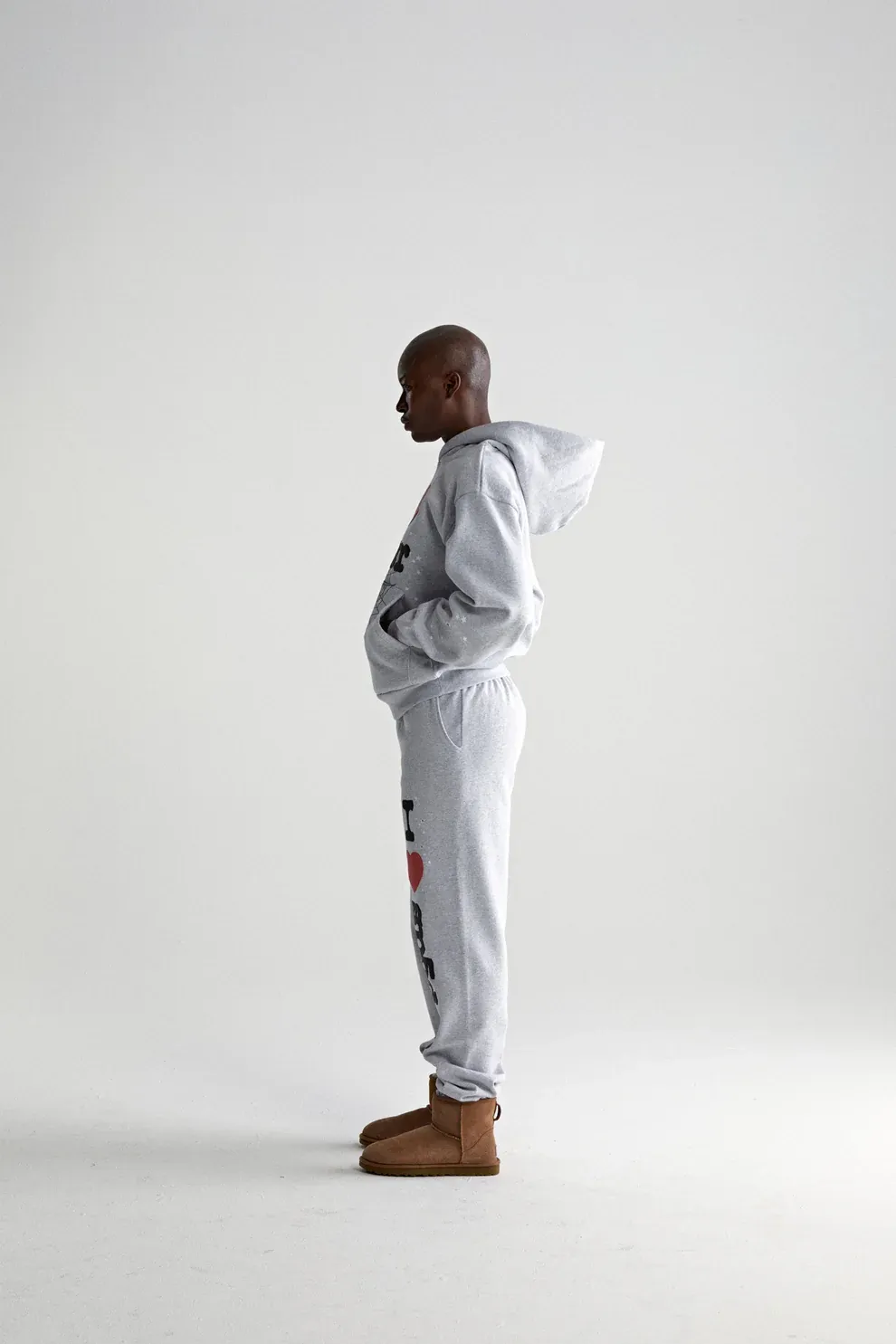 Sp5der Souvenir Hoodie Heather Grey
