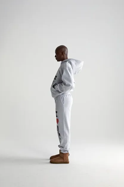 Sp5der Souvenir Hoodie Heather Grey