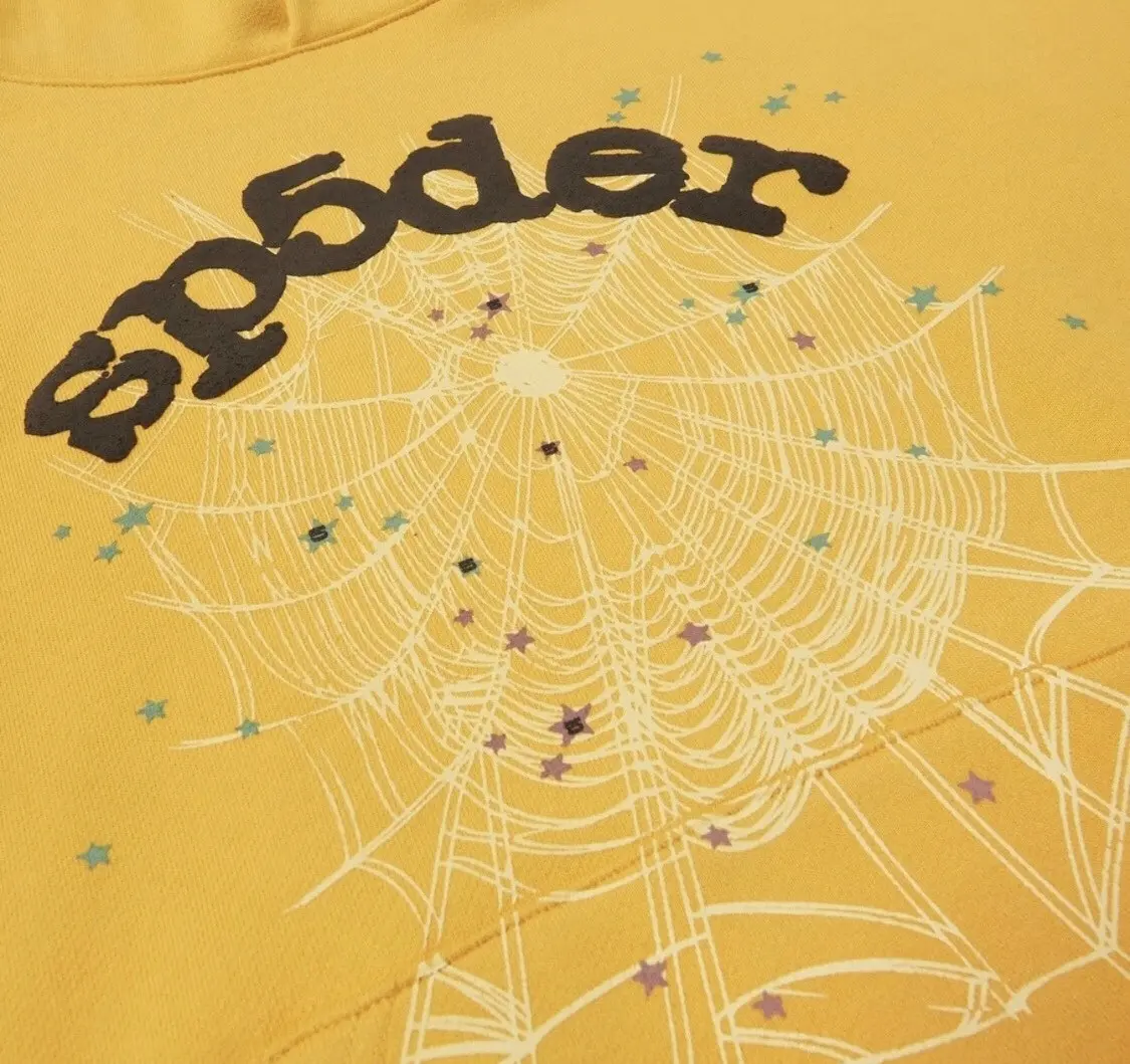 Sp5der Websuit Hoodie Yellow