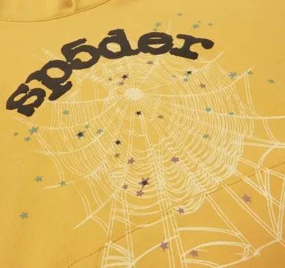Sp5der Websuit Hoodie Yellow