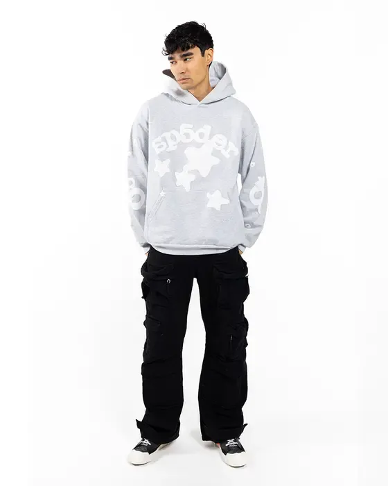 Sp5der Beluga Tracksuit Heather Grey