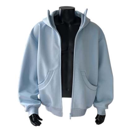 JTieacloth Zip Pullover Sweatshirts Men's Hoodies & Sweatshirts Lightweight Comfortable Zip Up Hoodie Casual Loose Fit Pullover Jacket For Daily Wear And Outdoor Activities Black