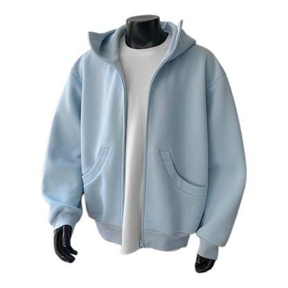 JTieacloth Zip Pullover Sweatshirts Men's Hoodies & Sweatshirts Lightweight Comfortable Zip Up Hoodie Casual Loose Fit Pullover Jacket For Daily Wear And Outdoor Activities Black