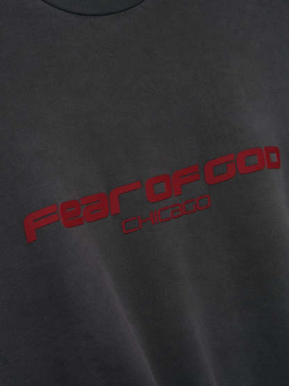 Chicago Heavy Fleece Cropped Sweatshirt