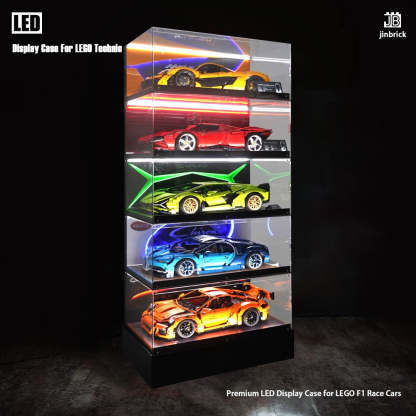 【Premium】LED Display Case for LEGO TECHNIC Cars