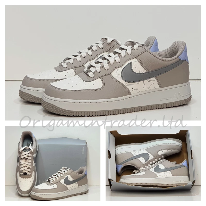 W Air Force 1 `07 Low `Mini Swoosh réfléchissant` DR7857-101 SIze 9 UK, 44 EUR