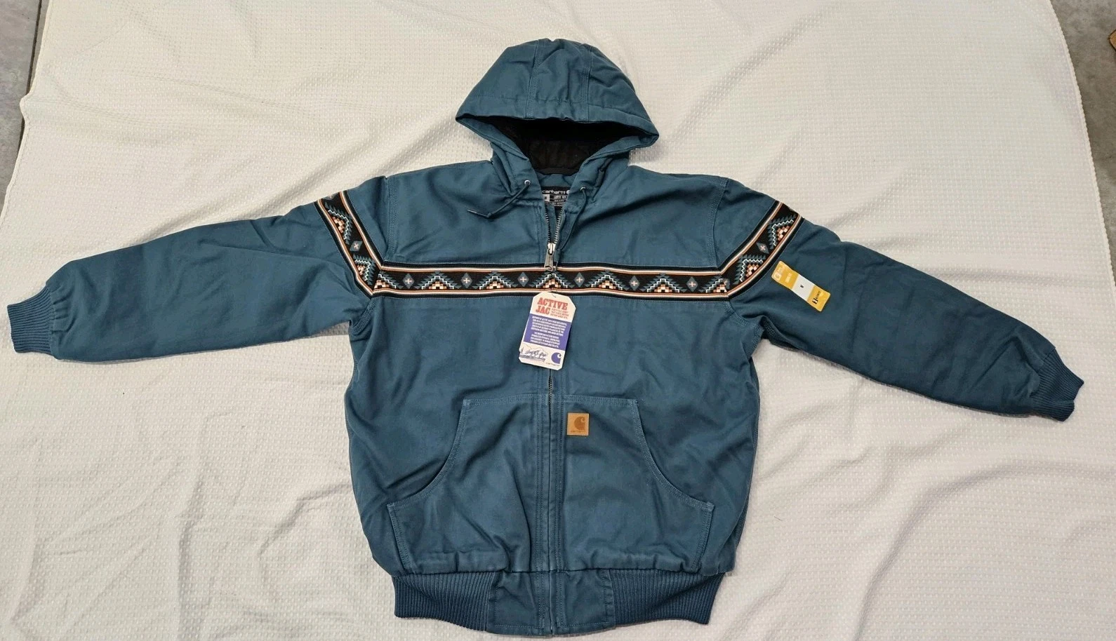 New with Tags: Carhartt Montana Jacket 50th Anniversary Southwest Aztec Sz Med
