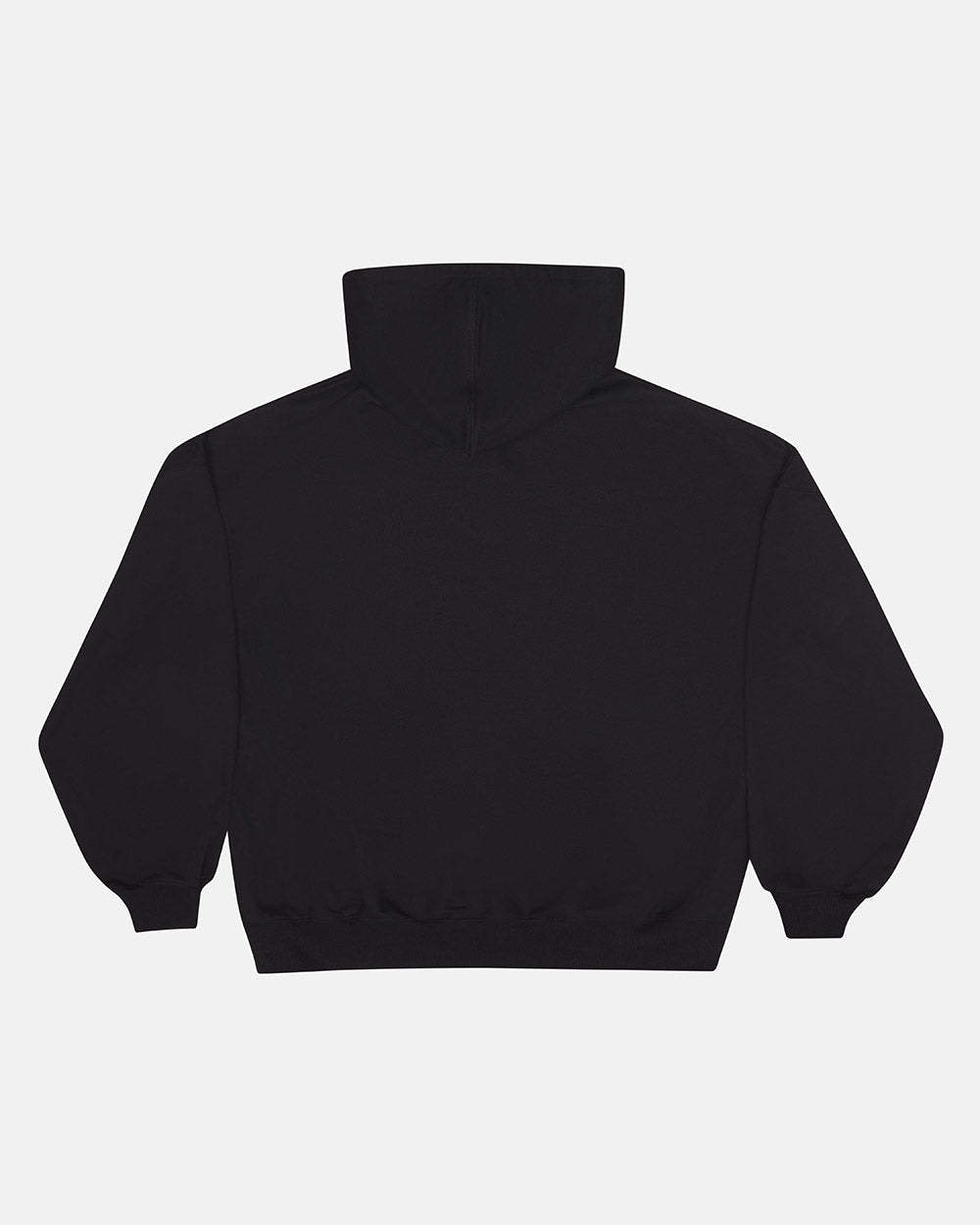 SCRIPT ZIP HOODIE BLACK