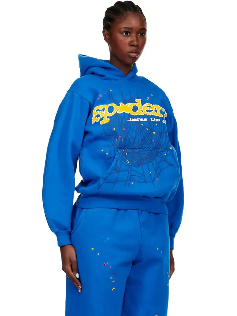 Sp5der TC Tracksuit Blue