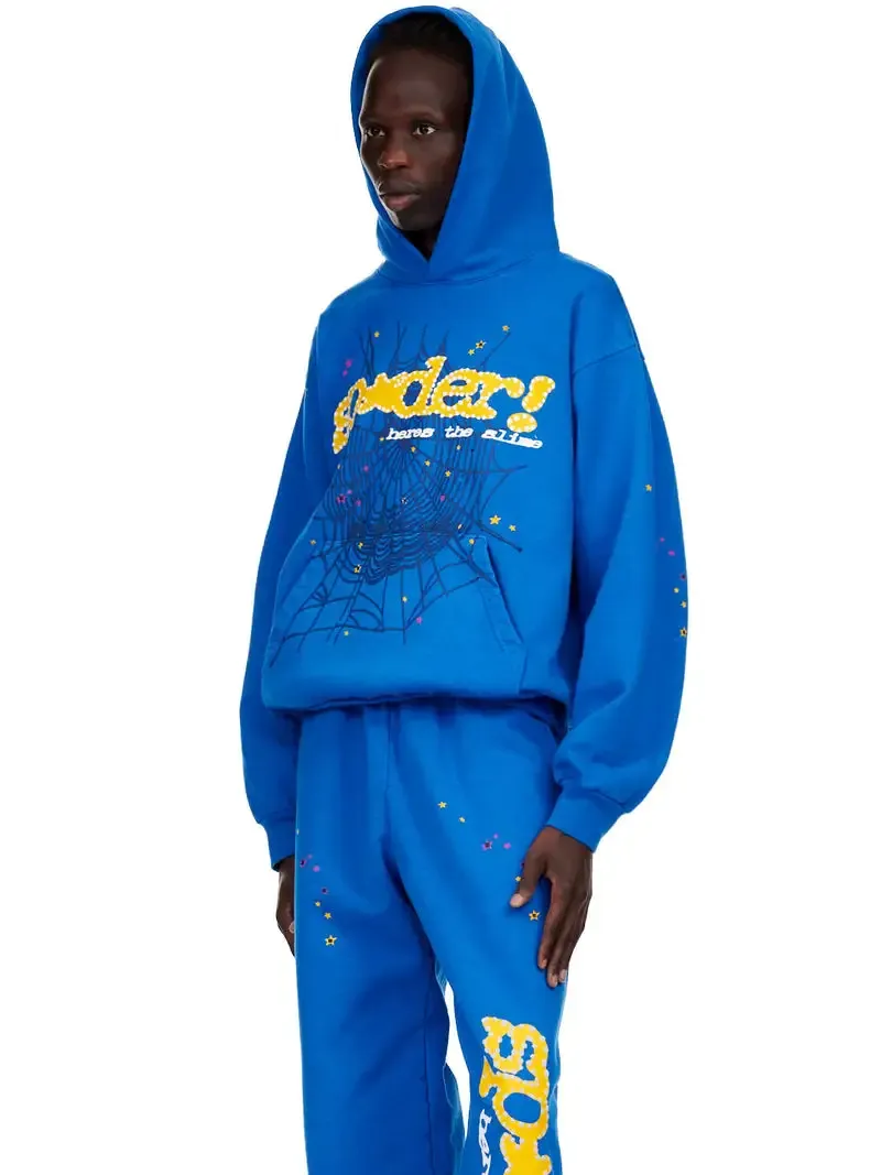 Sp5der TC Tracksuit Blue