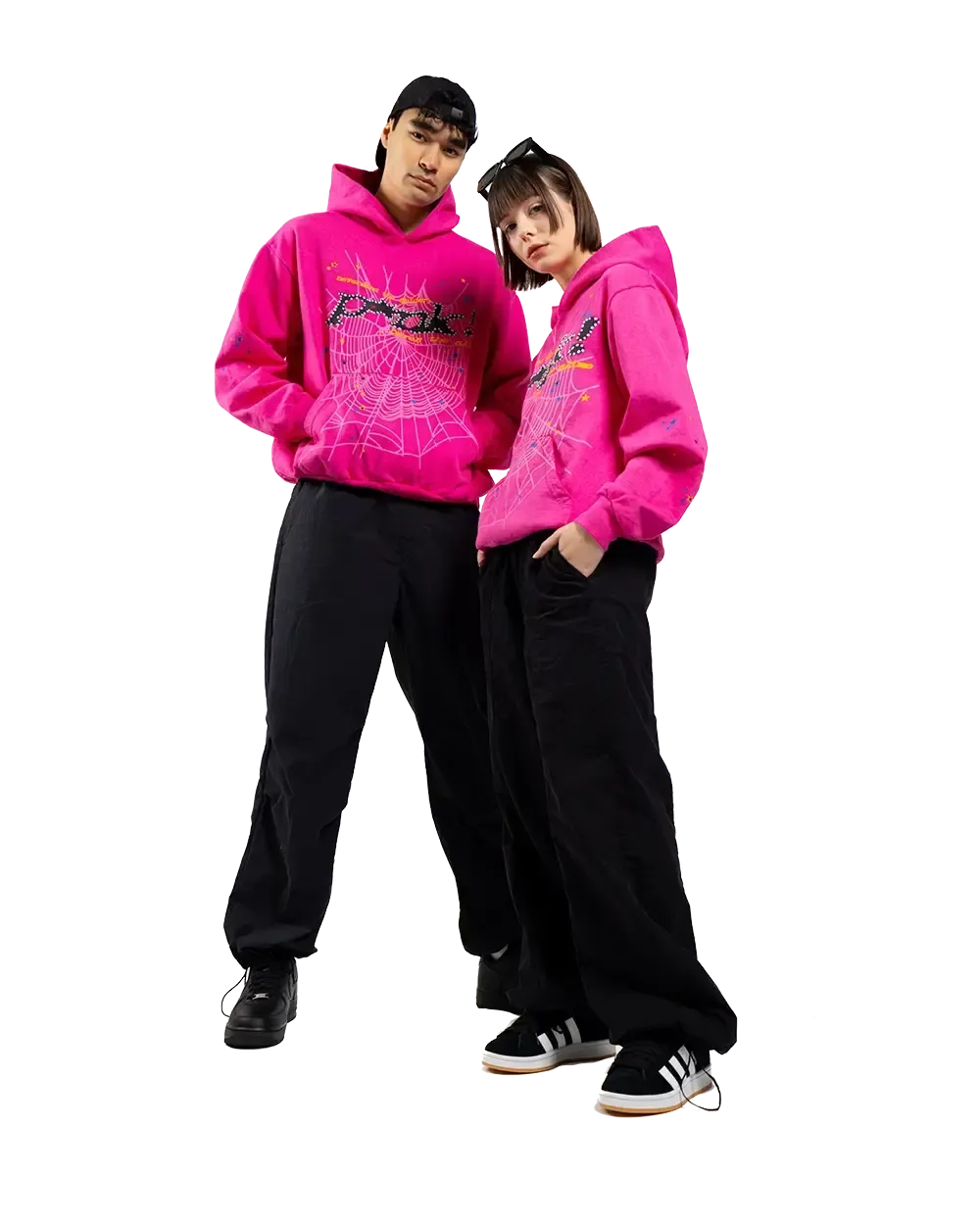 Sp5der P*NK Hoodie Pink