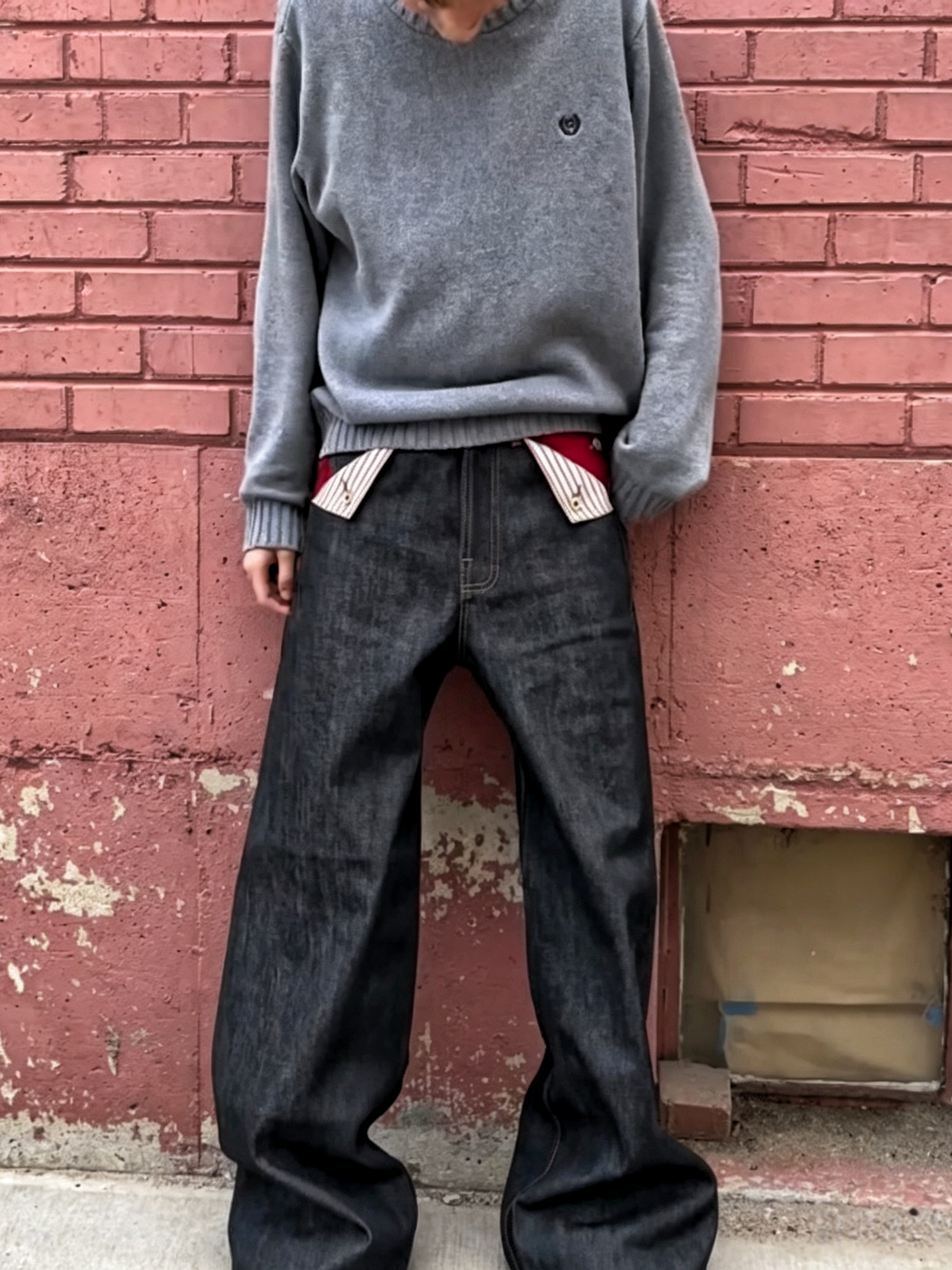 RED/CHARCOAL HYBRIDS PANTS
