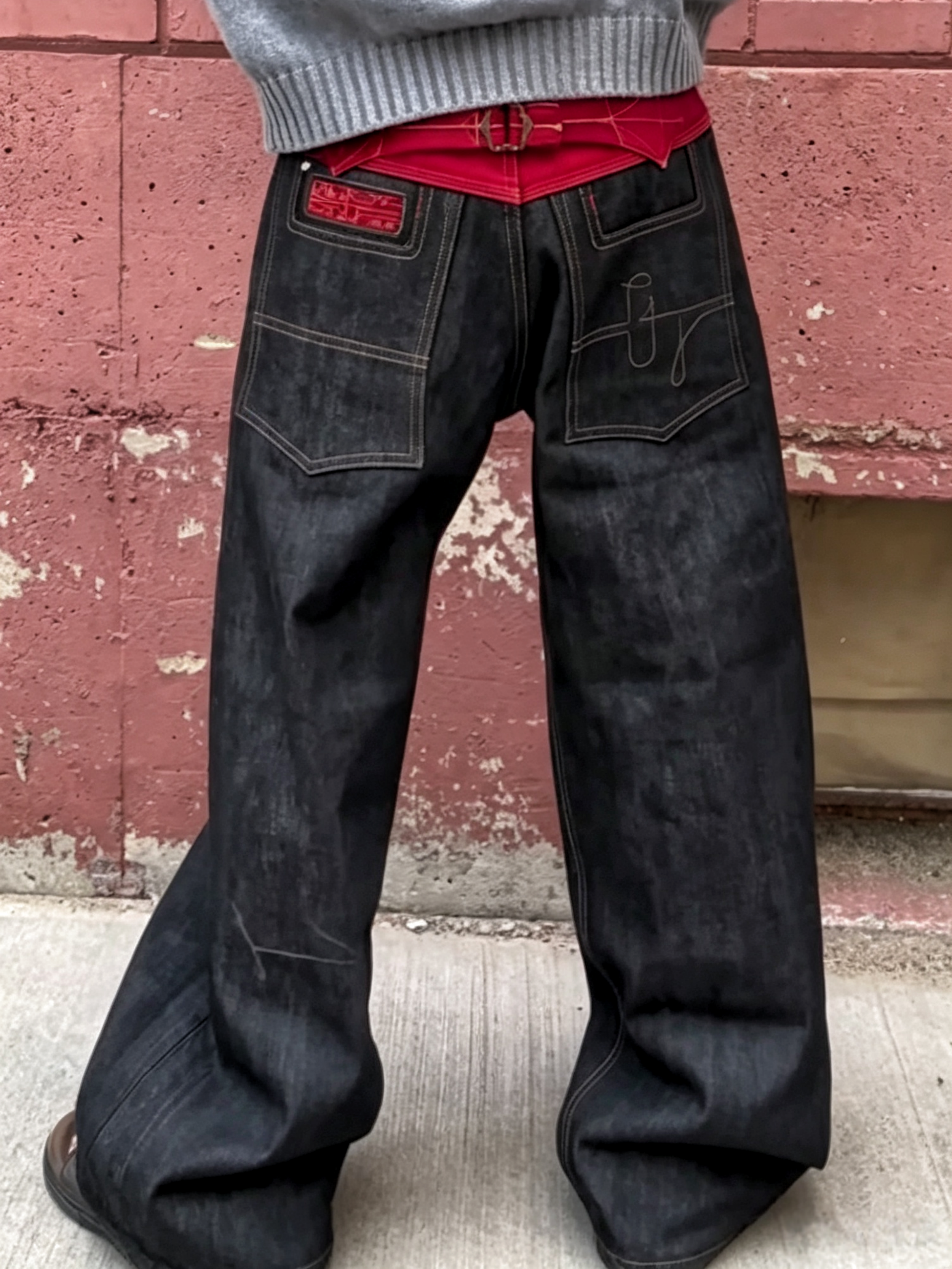 RED/CHARCOAL HYBRIDS PANTS