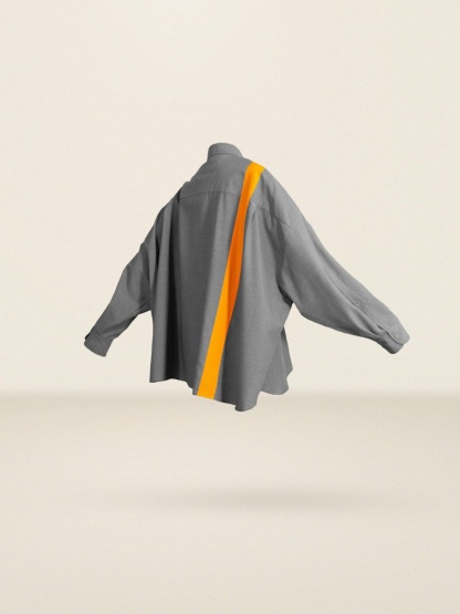 COLOR-BLOCK SHIRT-CotoRil