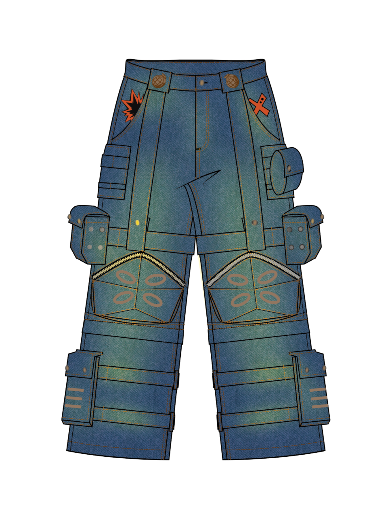 "MHA"Cargo Pants