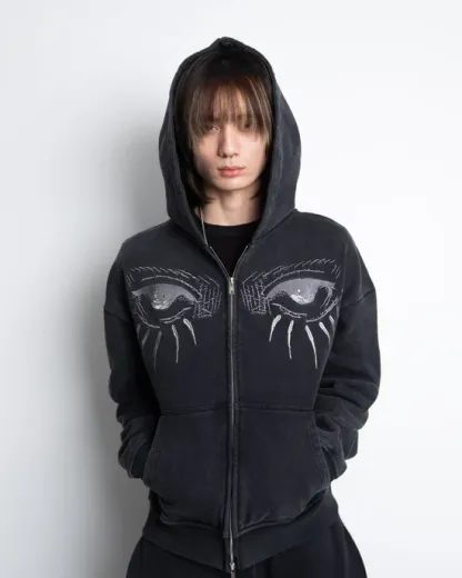 “AOT” ZIP-UP (STONE)