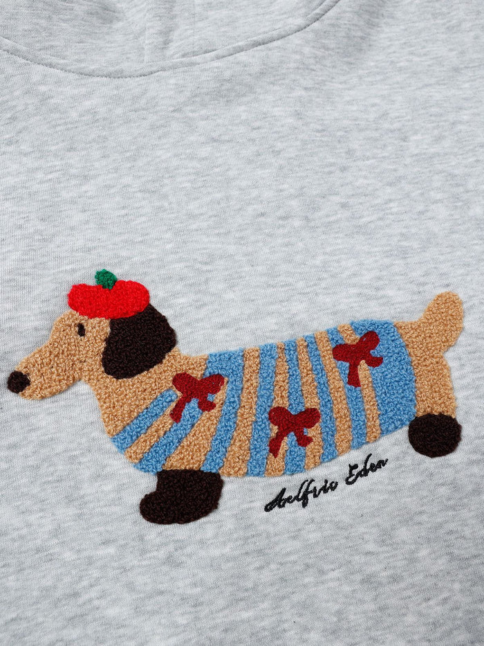 Eden Cartoon Dachshund Hoodie