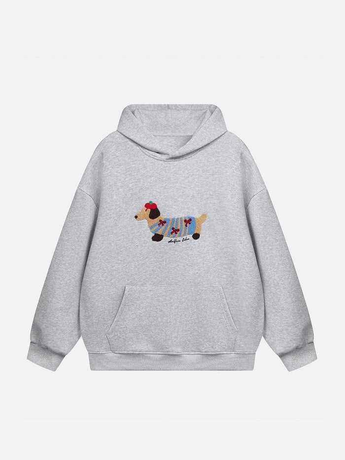 Eden Cartoon Dachshund Hoodie