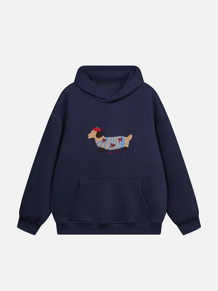 Eden Cartoon Dachshund Hoodie