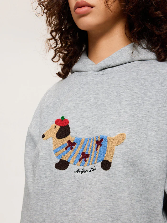 Eden Cartoon Dachshund Hoodie
