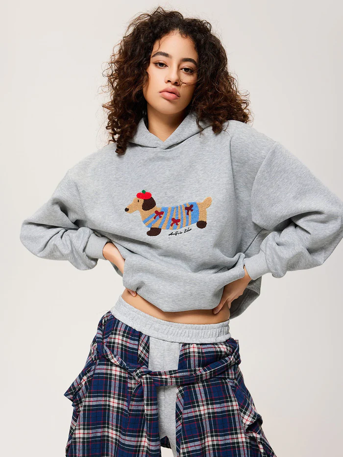 Eden Cartoon Dachshund Hoodie