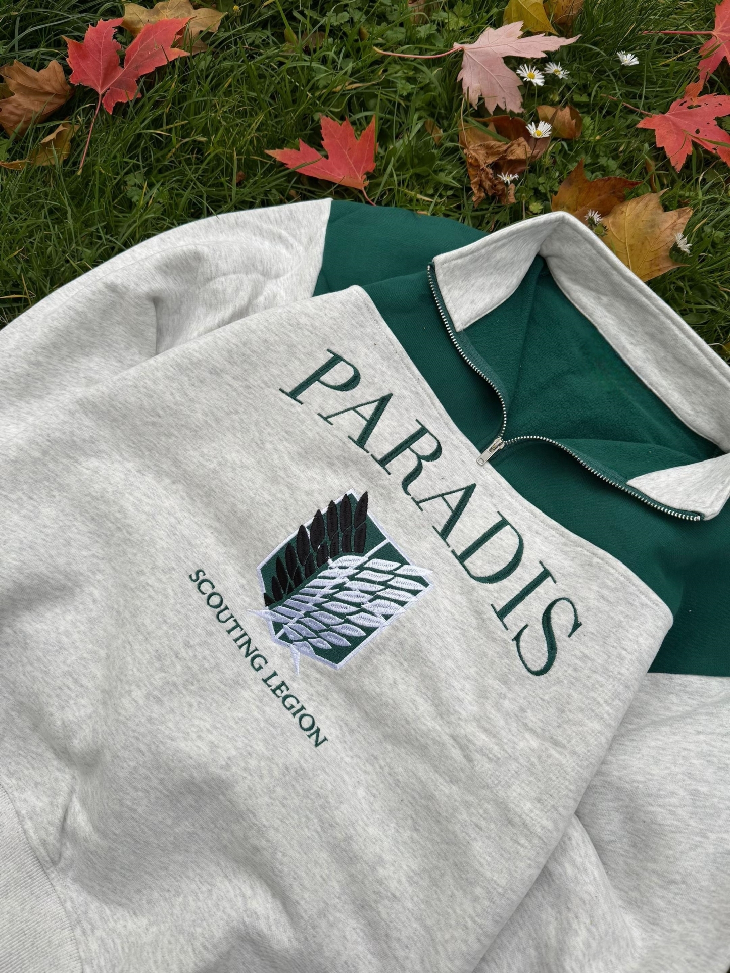 WINGS OF FREEDOM QUARTER ZIP UP