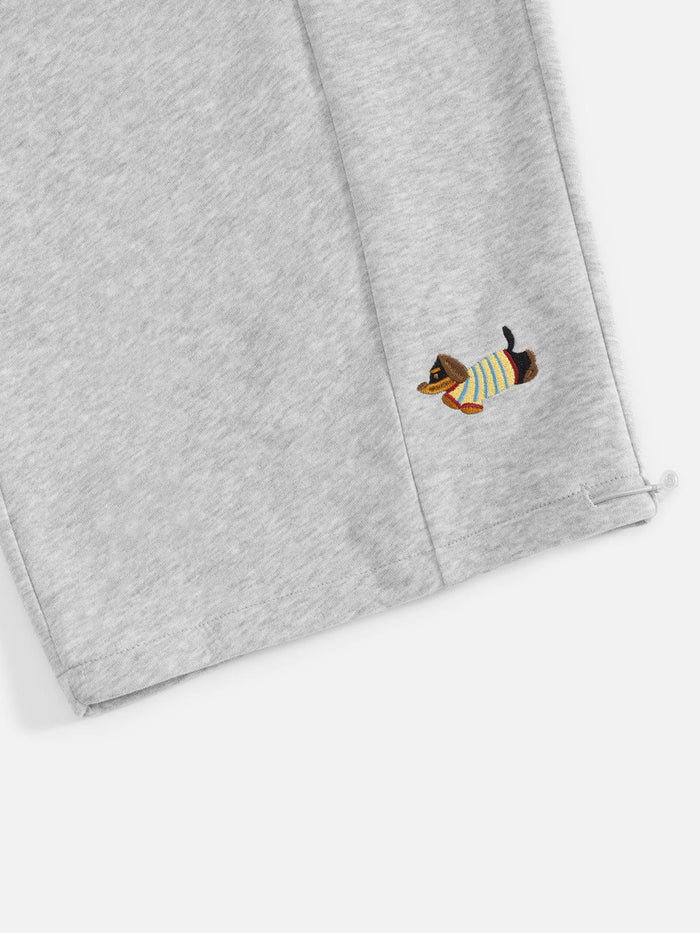 Eden Embroidery Dog Baggy Barrel Sweatpants