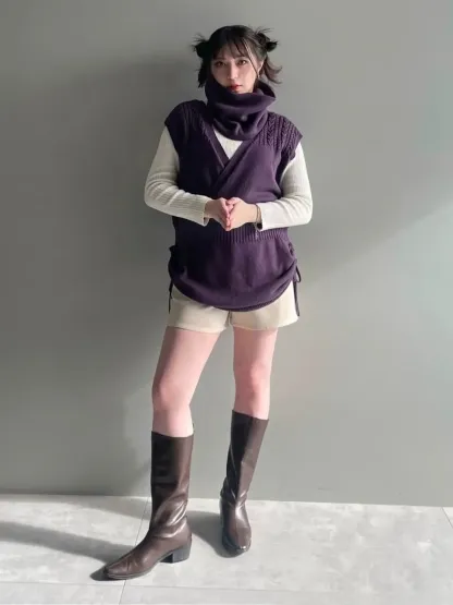 CHOSO INSPIRED KNITTED VEST